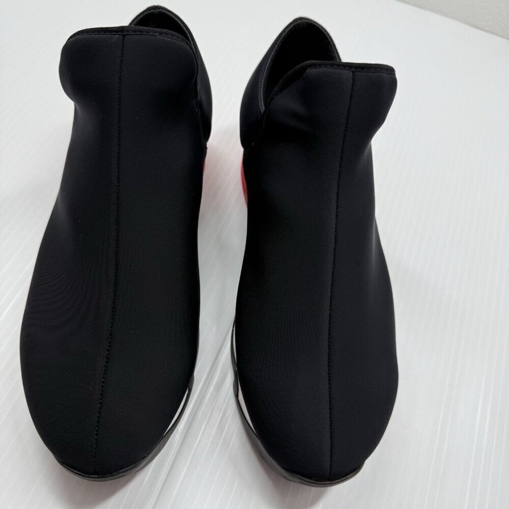 iRi Black Red Neoprene Sneakers Low Top Shoes NIB Designer Women's 8 Waterproof - Picture 4 of 11